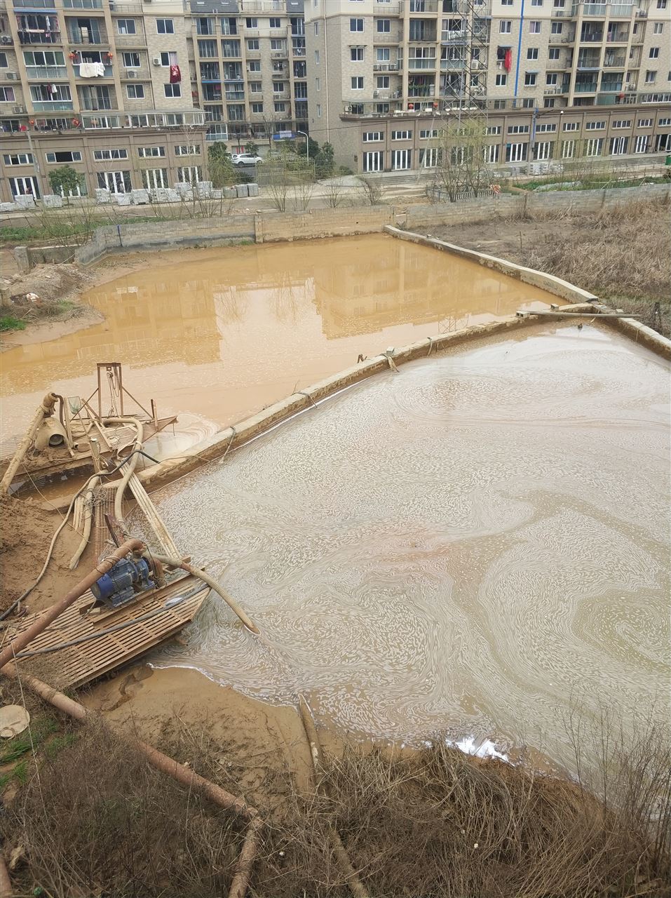 维西沉淀池淤泥清理-厂区废水池淤泥清淤